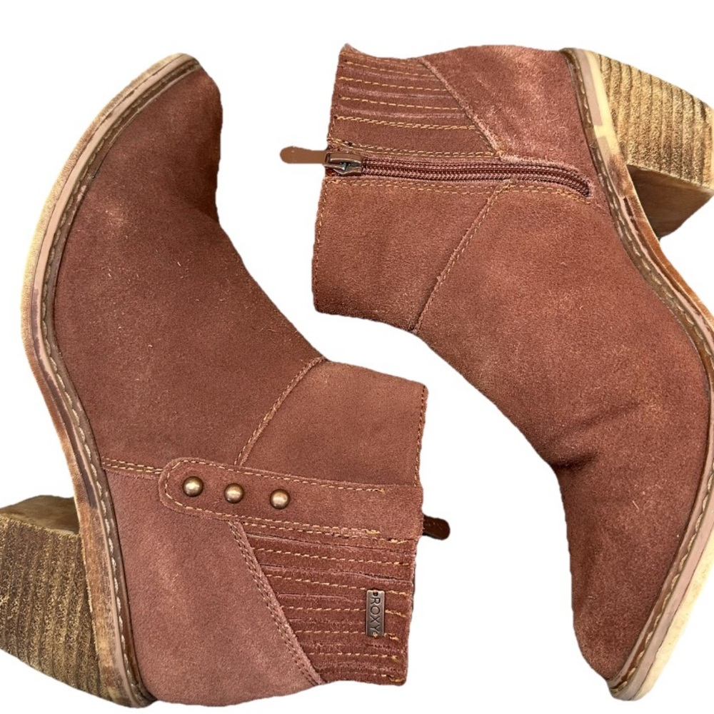 Roxy Wynette Suede  Ankle Boots Size 8